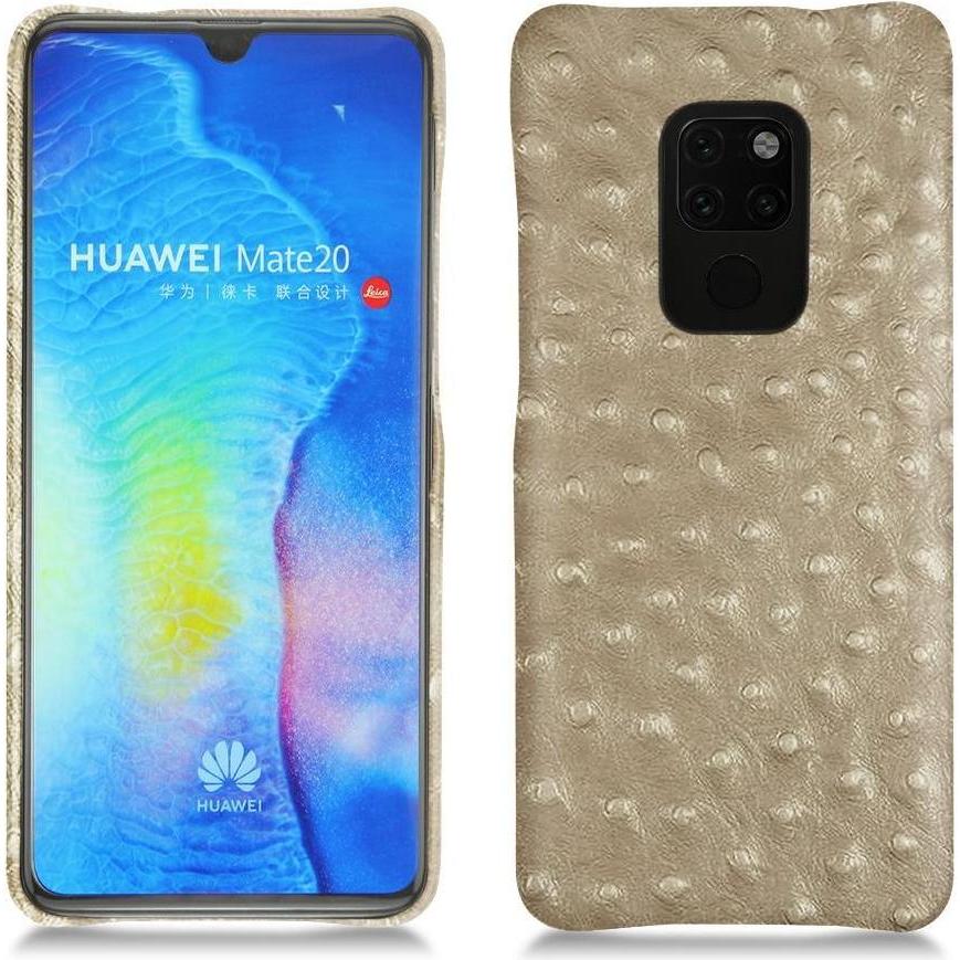 Noreve Lederschutzhülle (Huawei Mate 20), Smartphone Hülle, Beige
