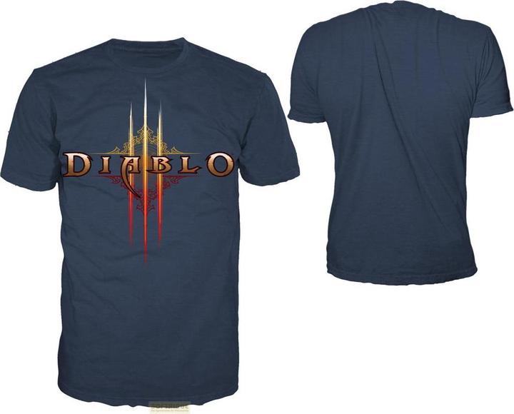 Immagine prodotto Bioworld Merchandising Logo Diablo III blu (M)