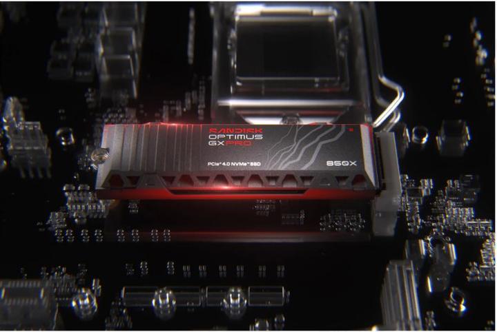 Actual product image SANDISK Optimus GX PRO 8100 Heatsink (2000 GB, M.2 2280)
