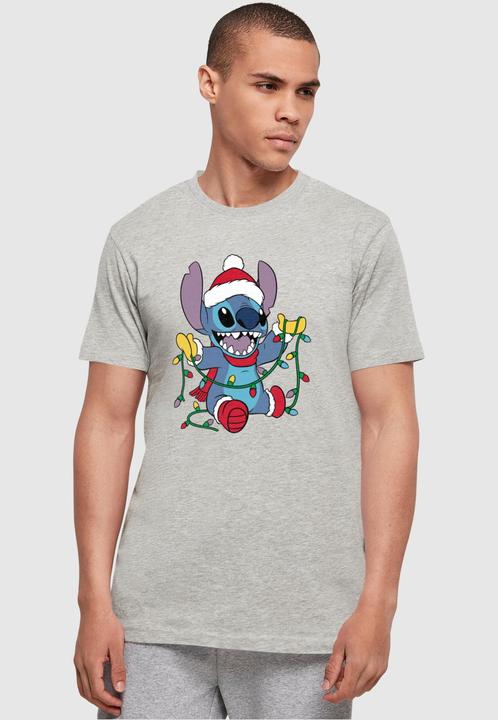 Produktbild Absolute Cult Lilo And Stitch - Christmas Lights Basic T-Shirt - 114349 (XXL)