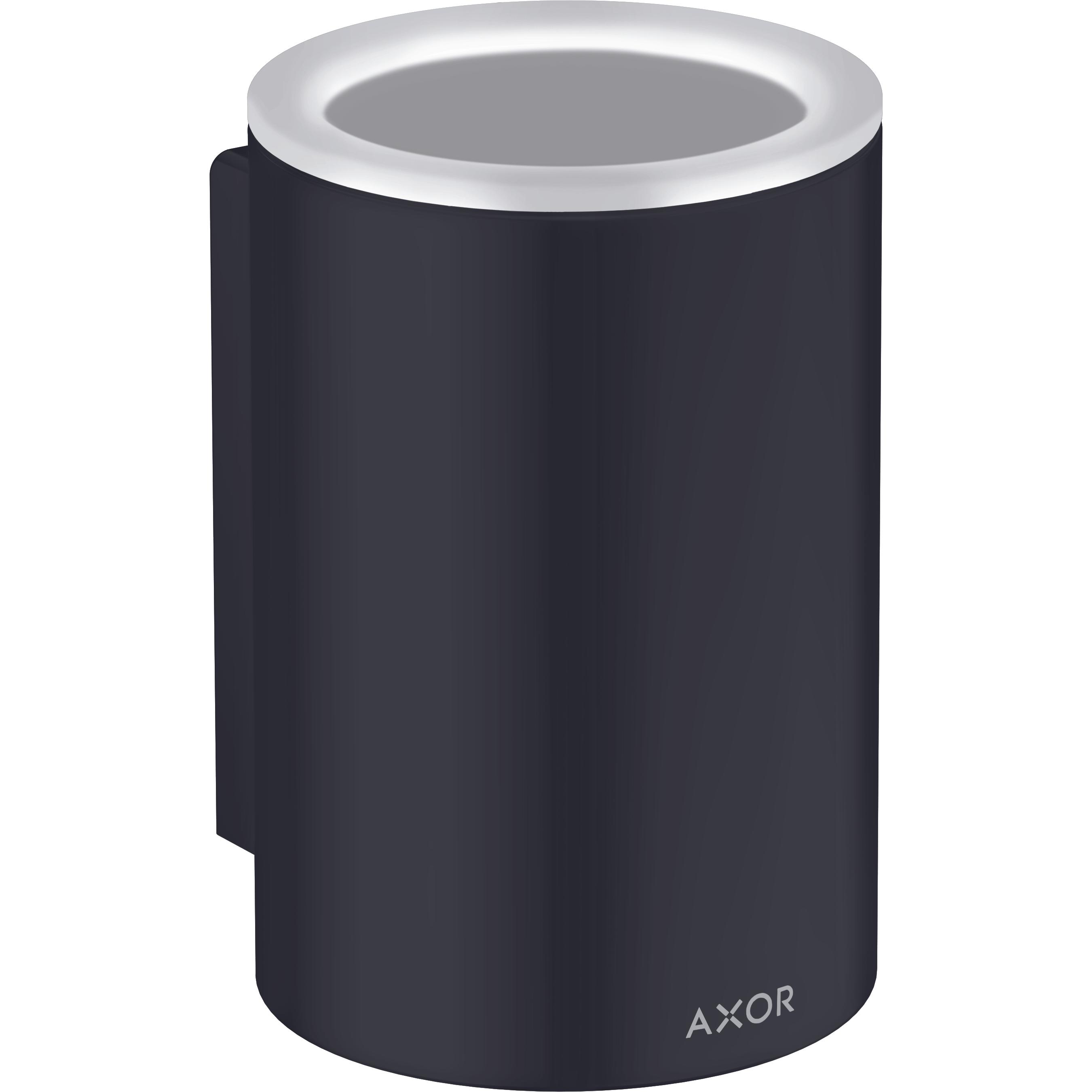 Axor, Zahnputzbecher, Zahnputzbecher Universal Circular mattschwarz