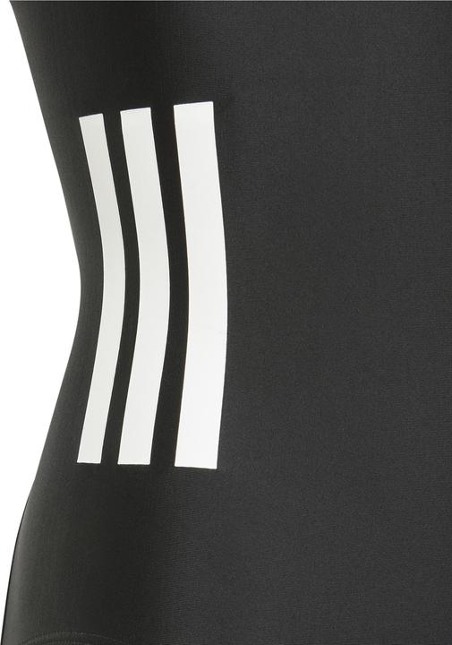 Produktbild adidas Mädchen 3-Stripes C-Back Swimsuit Kids Badeanzug, Black/White (164)