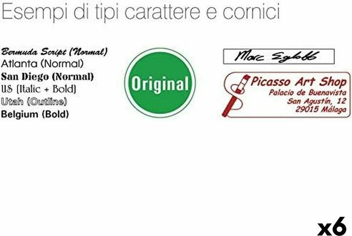 Produktbild Brother Stempel PR-2020G6P 20x20 mm grün