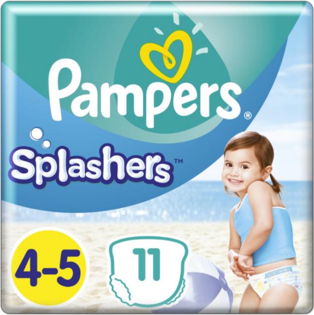 Produktbild Pampers Splashers (Gr. 4, Gr. 5, Tragepack, 11 Stück)