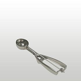 Actual product image Kelomat 4,5 cm Stainless steel. (Ice cream scoop)