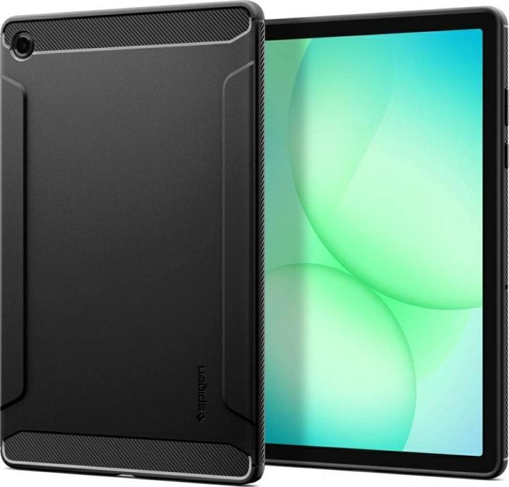 Spigen - Rugged Armor - Samsung Galaxy Tab A11 Plus - Matte Black (Samsung Galaxy Tab A11)