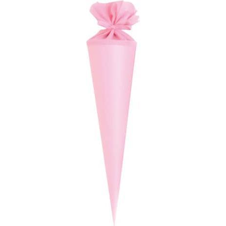 Thumbnail - Goldbuch, Schultüte, Bastelschultüte rund 70 cm rosa mit Filzverschluss (70 cm)