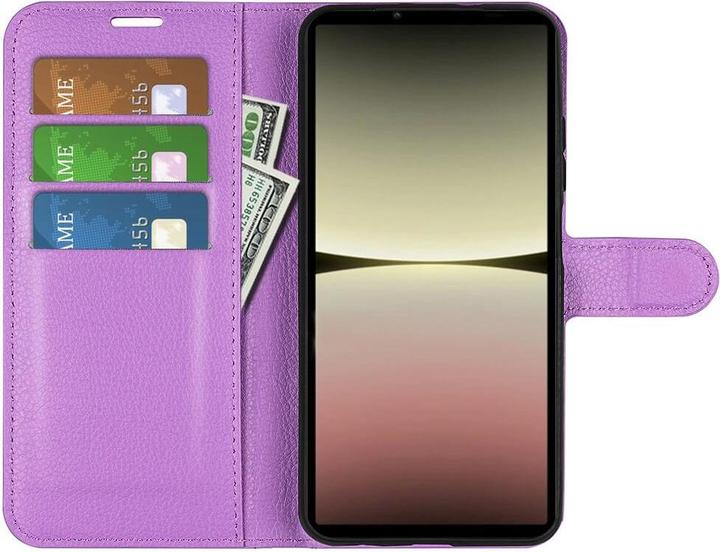 Produktbild Cover-Discount Sony Xperia 10 V - Leder Etui Hülle violett (Sony Xperia 10 V)