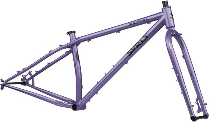 Surly Ice Cream Truck Fatbike Rahmenkit, 26", L, taro milk tea