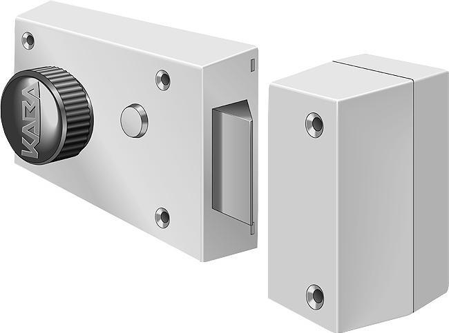Actual product image Kaba Latch locks 1002 (External cylinder)