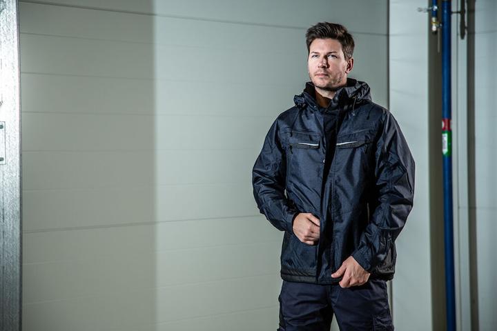 Image du produit Projob Veste de pluie imperméable au vent et à l'eau avec éléments contrastés