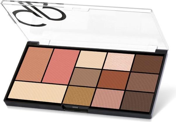 Actual product image Golden Rose Make-up Palette 01 warm nude 10g (Warm Nude)
