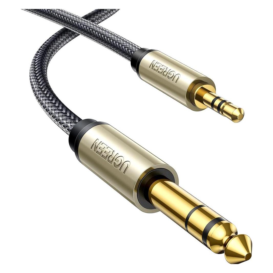 Ugreen 3.5 Mm Klinke – 6.3 Mm Jack (3 m, 6.3mm Klinkenkabel, Aux Kabel), Audiokabel