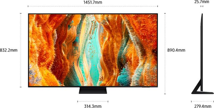 Produktbild Samsung TQ65QN70FAU (65", QN70F, 4K, 2025)
