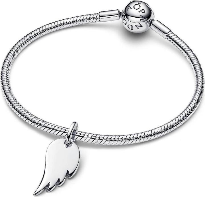 Immagine prodotto Pandora Engelsflügel-Plakettenanhänger mit Gravuroption (Argento 925)