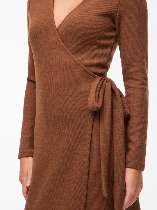 Produktbild Vila VIRAFFI Midi Kleid mit V-Ausschnitt (M)