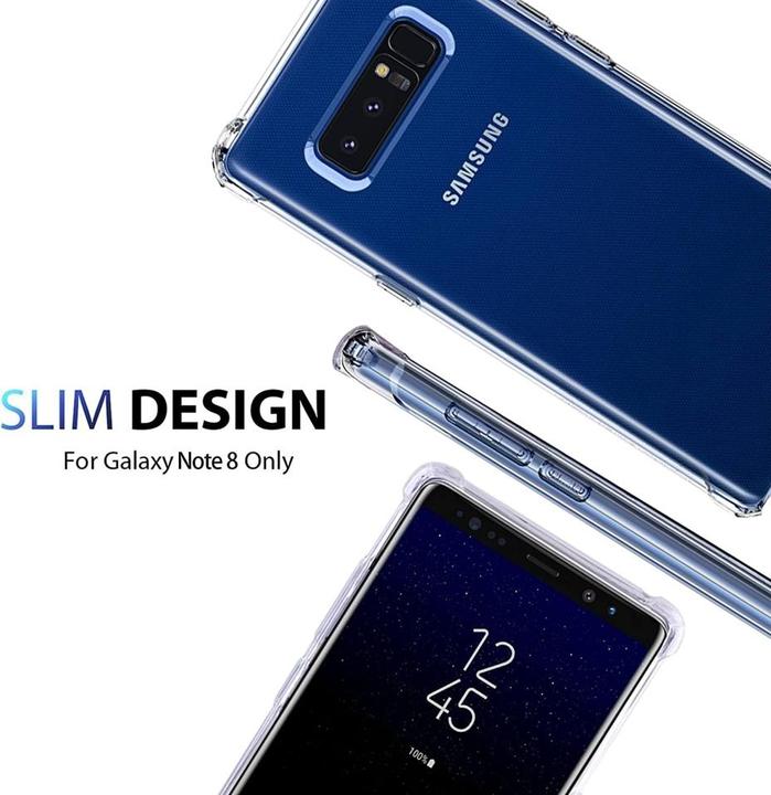 Produktbild Screenguard Samsung Galaxy Note8 Hülle Crystal Soft Airbag Bumper (Samsung Galaxy Note 8)