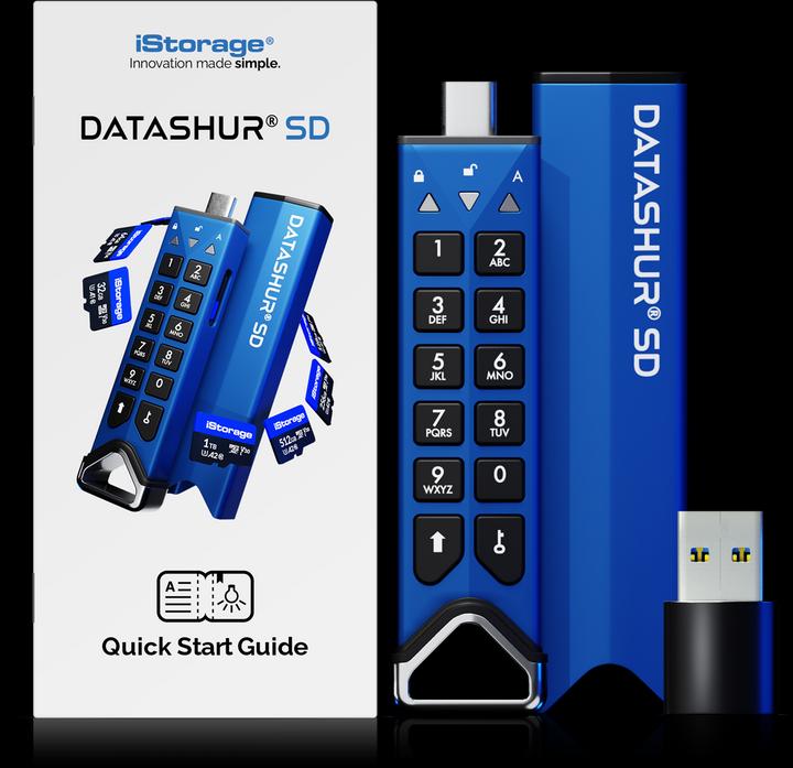 Actual product image iStorage datAshur SD Dual Pack (32 GB, USB-C)