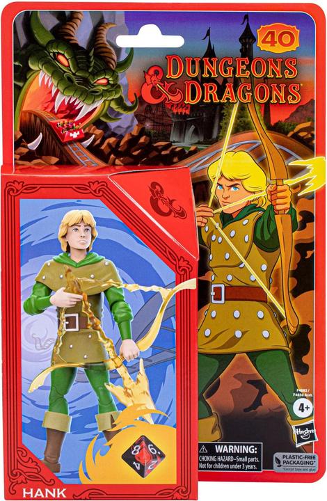 Immagine prodotto Dungeons & Dragons Cartoon Classics, figura d'azione di Hank Ranger alta 15 cm, giocattolo D&D