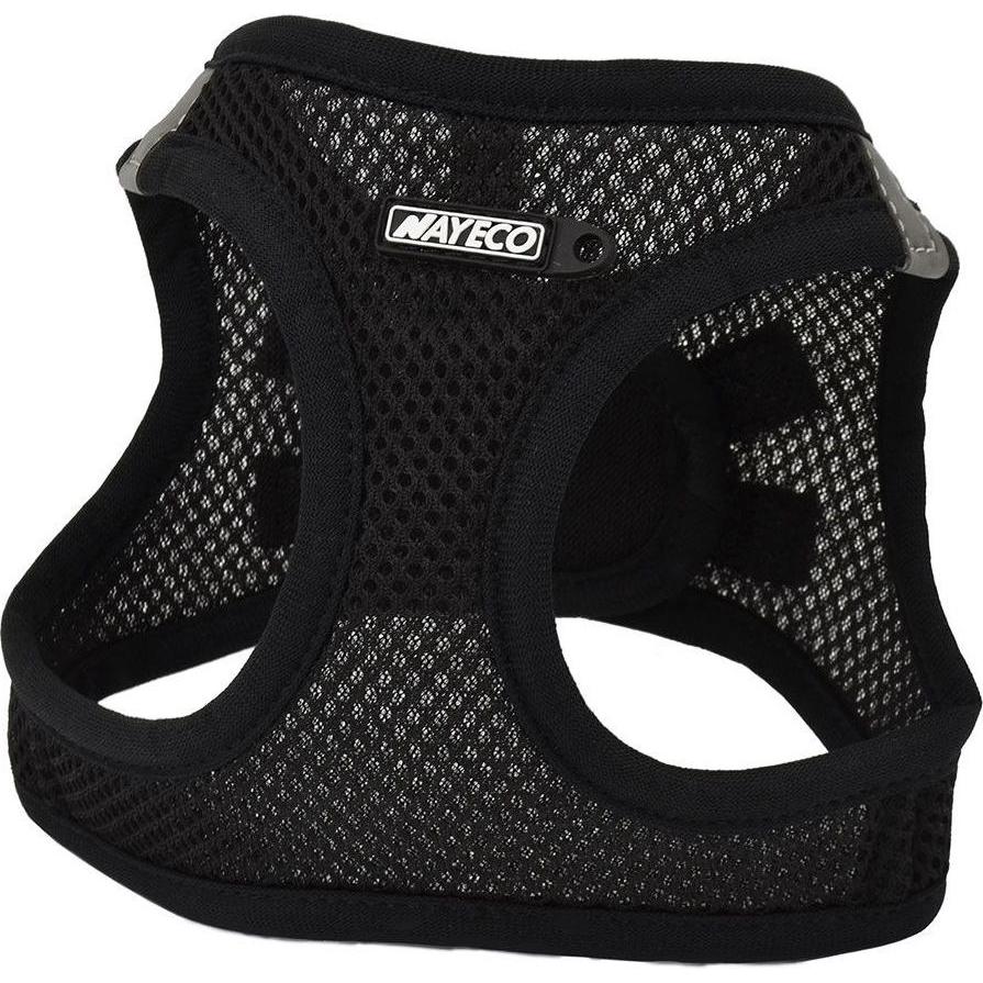 Nayeco Black breathable harness xxxs 26-30 cm (XXS, Cane), Collare + Guinzaglio