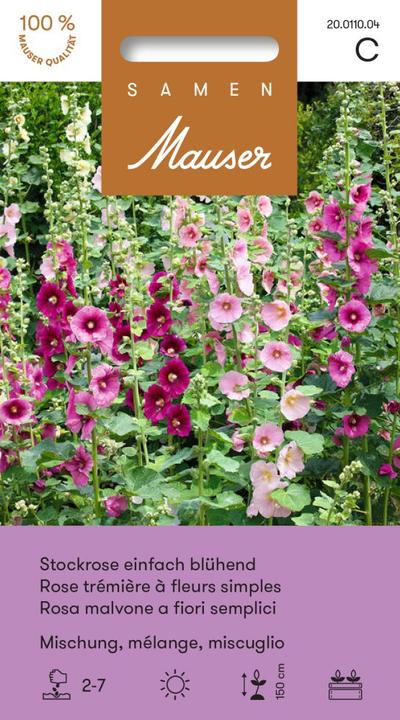Samen Mauser Stockrose Mischung (Pflanzensamen)