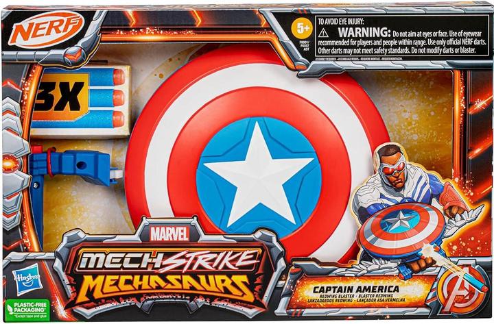 Produktbild Hasbro Captain America Redwing Blaster mit 3 Nerf Darts