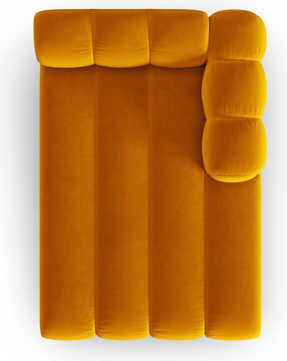 Image du produit Micadoni Velours Méridienne Droite, "Lupine", 2 Places, 117x177x70Fabriqué en Europe (Recamière)