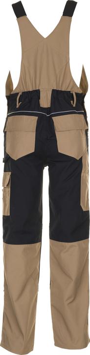 Produktbild Planam FACTOR Inline Latzhose sand/schwarz, Gr.52 (52)