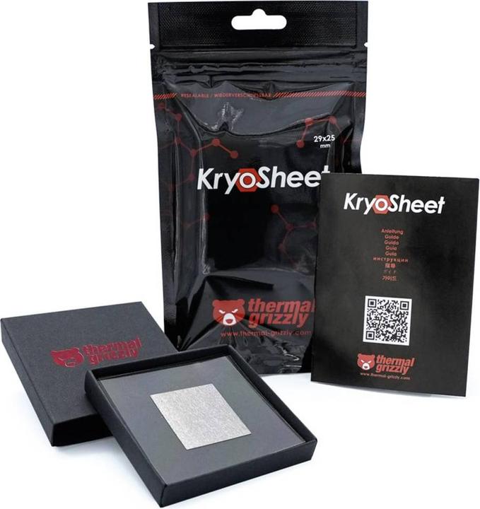 Thermal Grizzly KryoSheet Thermische Pad - 29 x 25 mm (0.20 mm)