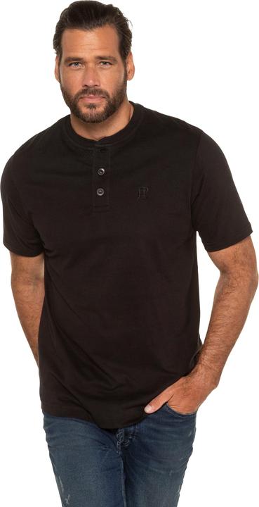 Actual product image JP1880 2 Pack of Three Button Short Sleeve Cotton Henley Tee (4XL)