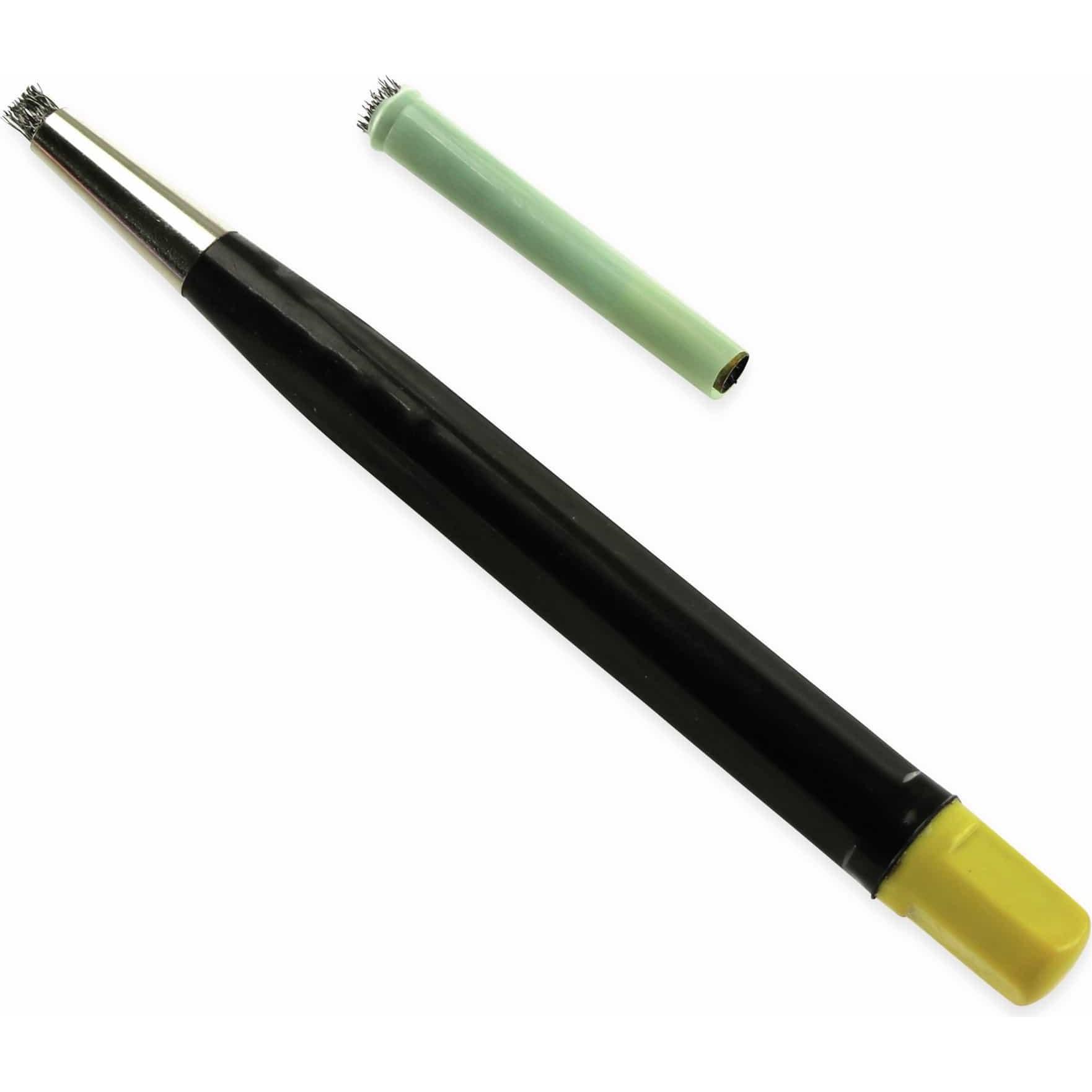 Eneroid, Korrekturmittel, Rostradierer-Stift mit Ersatzbürste, Stahl, 120 mm