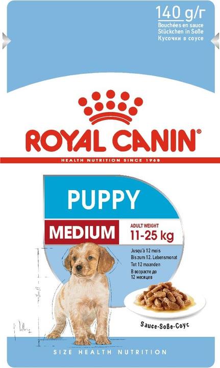 Produktbild Royal Canin SHN WET Medium Puppy (Welpe + Kitten, 10 Stk., 1400 g)