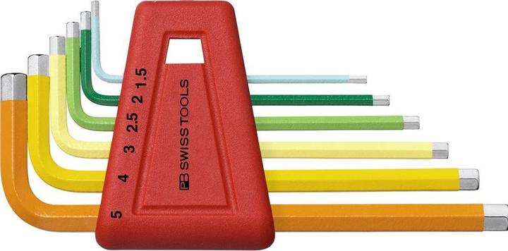 Produktbild PB Swiss Tools Innensechskantschlüsselsatz PB210H-5 RB