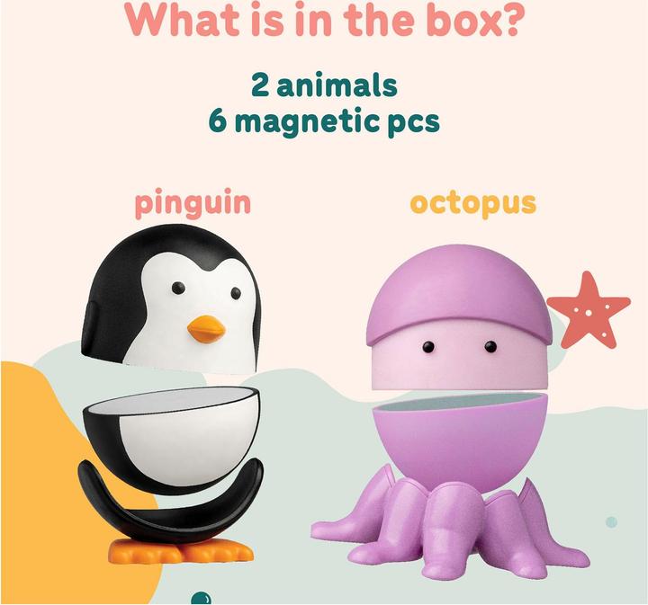 Image du produit Clics Magimals Wiably Wobly Sealife Jouet magnétique