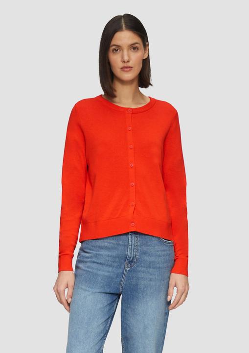 Immagine prodotto S.Oliver Strickjacke Rundhals-Strickjacke mit Knopfleiste (42)