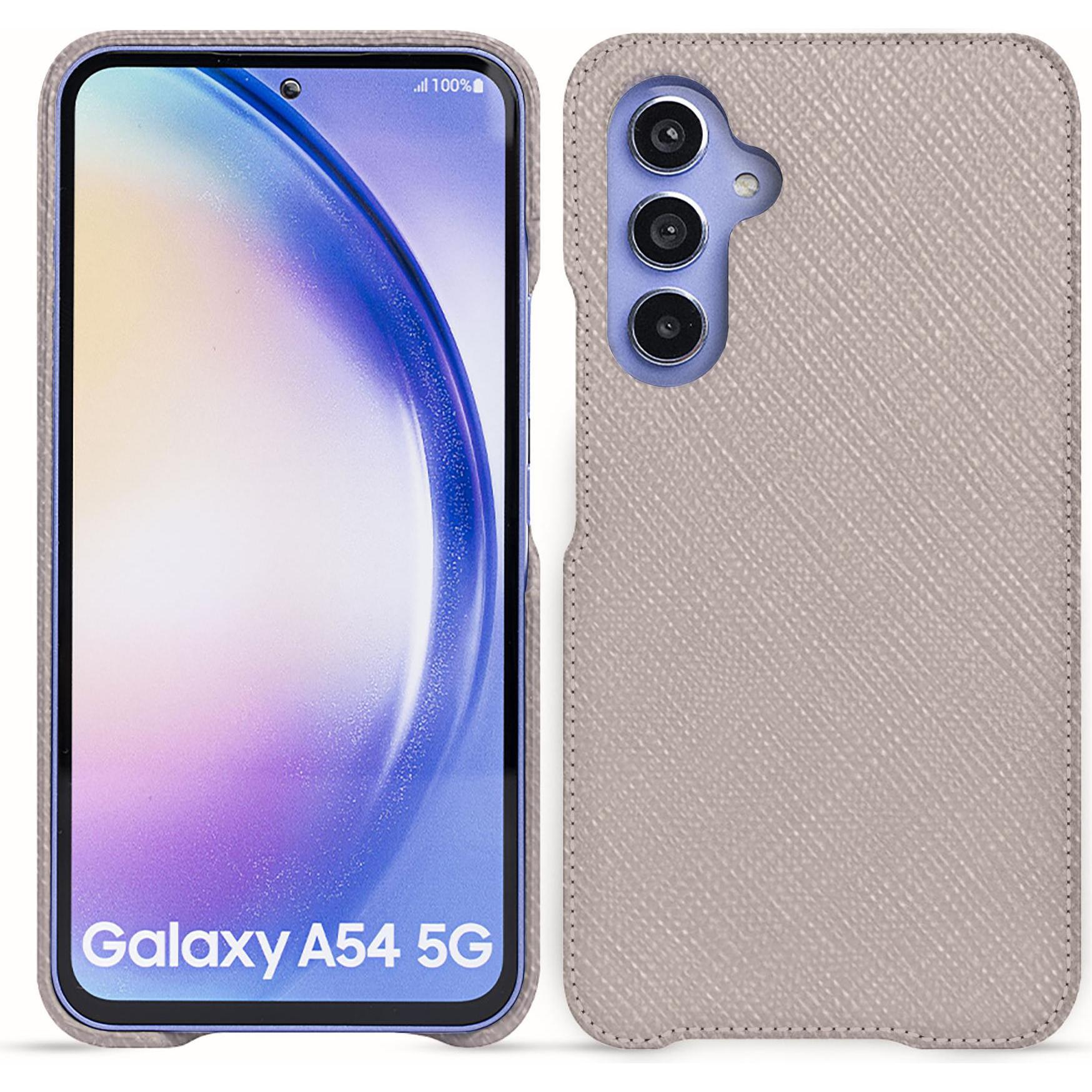 Noreve Lederschutzhülle (Samsung Galaxy A54 5G), Smartphone Hülle, Beige