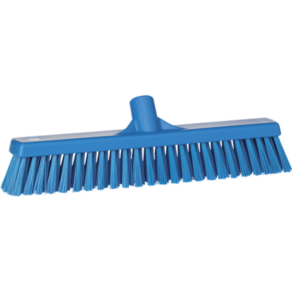 Vikan Broom 410mm Soft/Stiff, Blue, Utensili pulizia, Blu