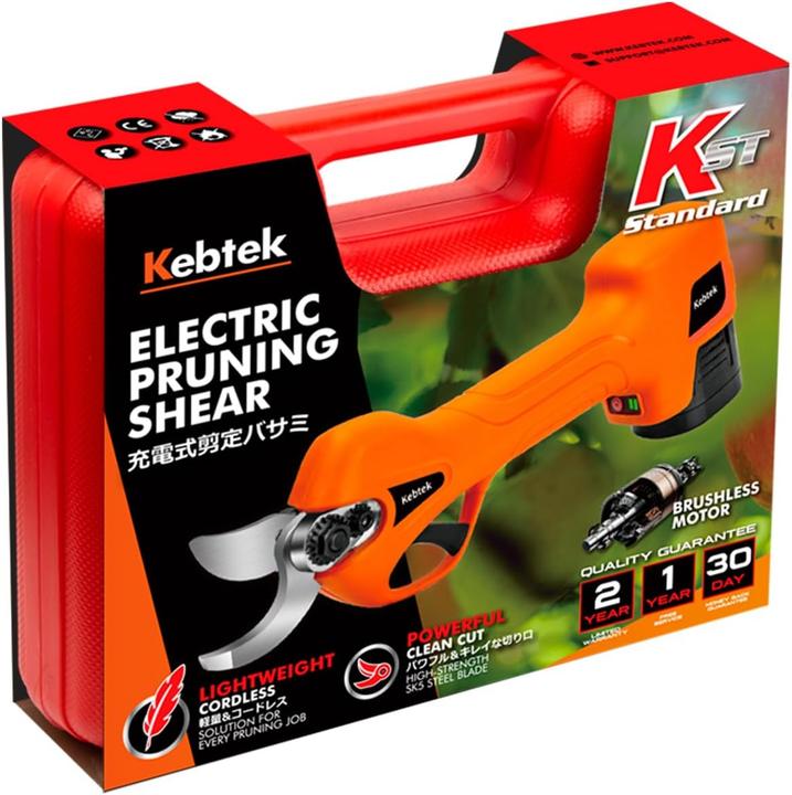 Produktbild Kebtek Akku Gartenschere