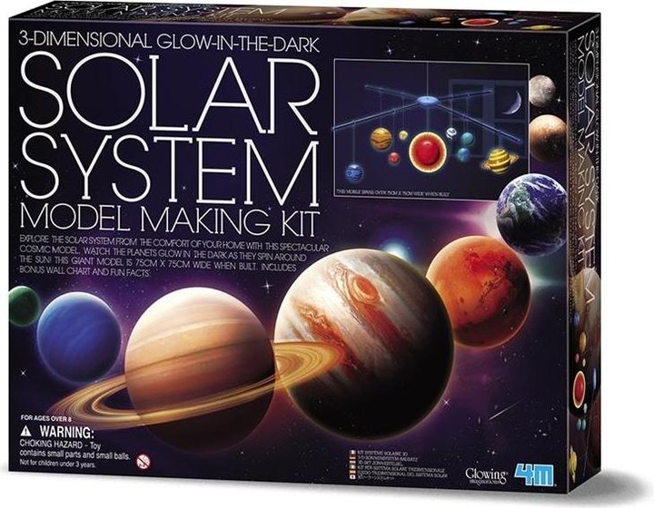 Produktbild 4M 3D Solar System Mobile Making Kit