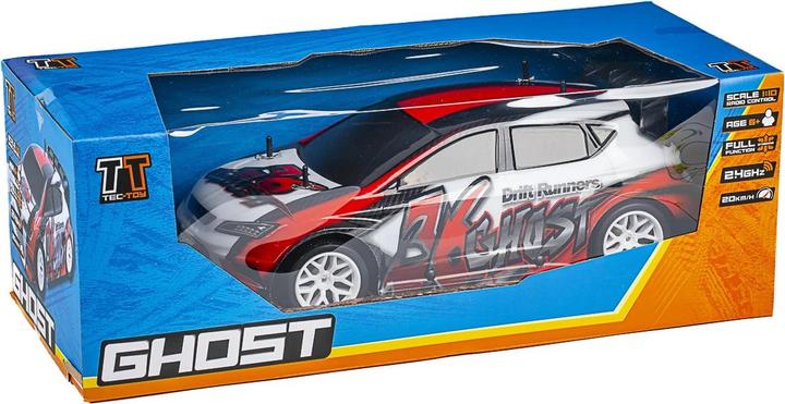 Image du produit Tec-Toy Ghost R/C 1:10 2,4GHz 7,2V 300mAh Ni-MH - rouge (471271)