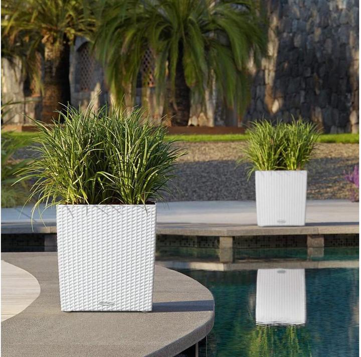 Actual product image Lechuza Flowerpot Cube Cottage 40 (40 x 39 x 40 cm)