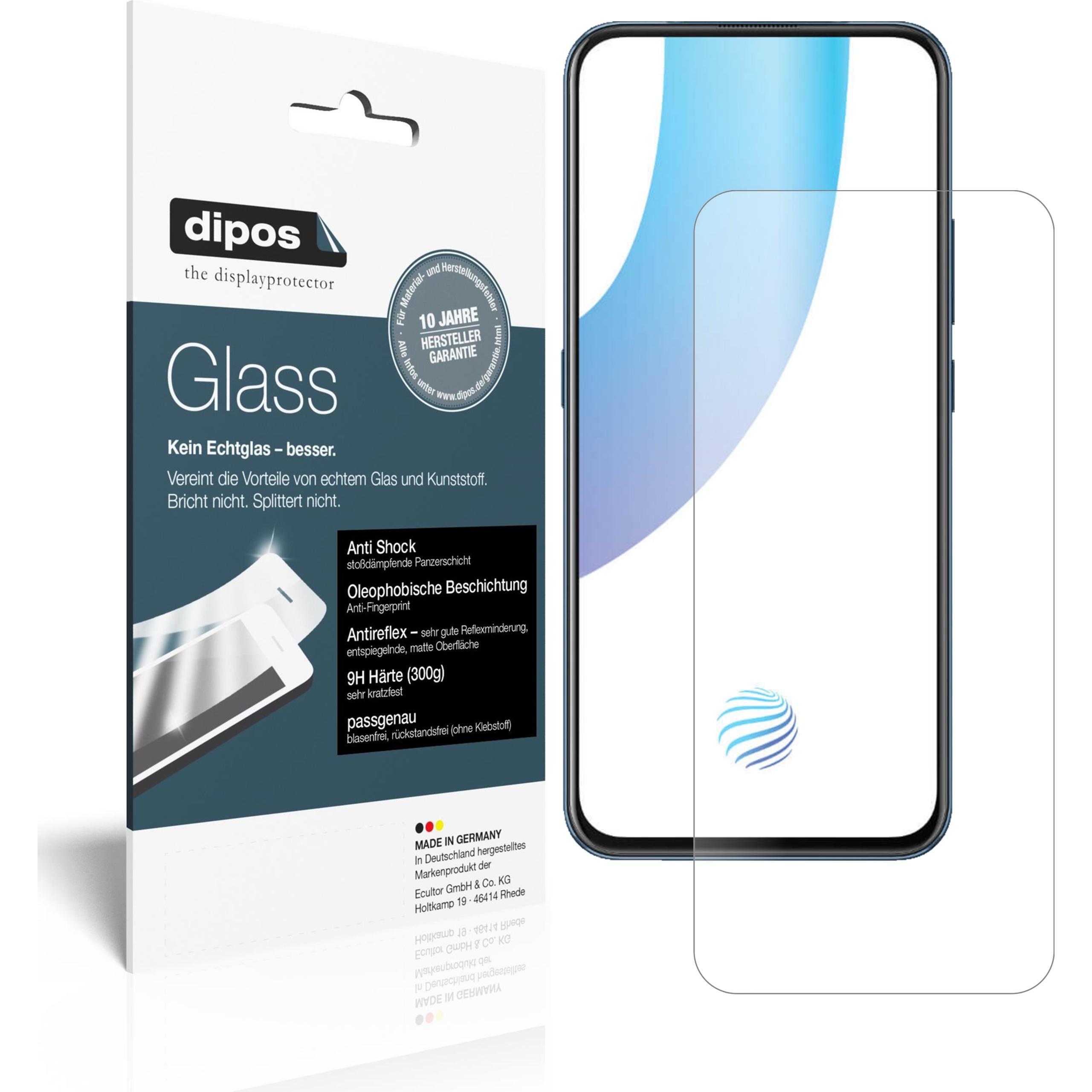 Dipos Displayschutz Anti-Shock (2 Stück, Vivo V17 Pro), Smartphone Schutzfolie, Transparent
