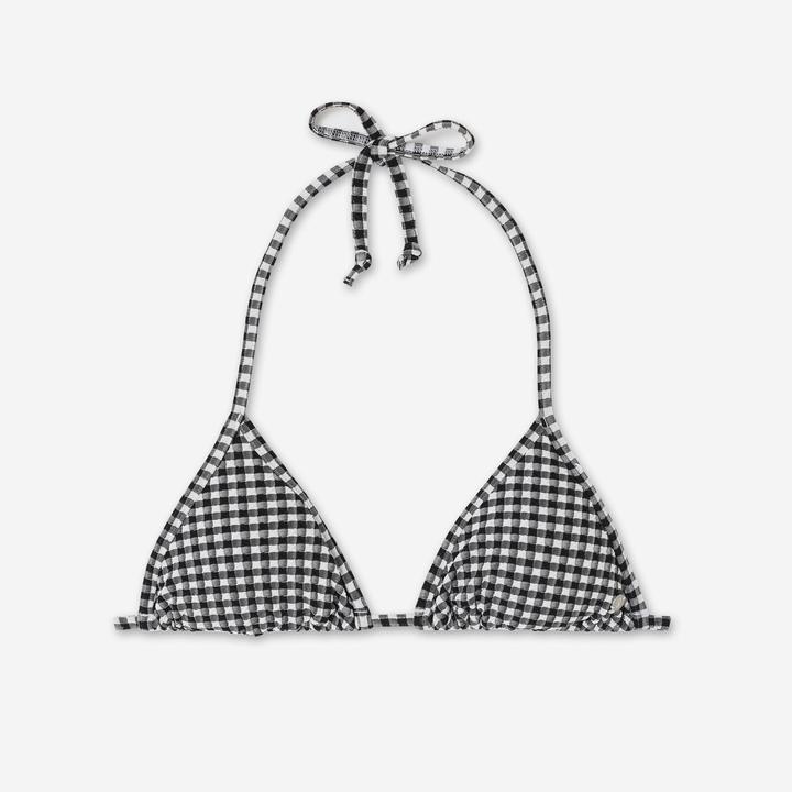 Actual product image Olaian Triangle structured polyester bikini top (40, 42)