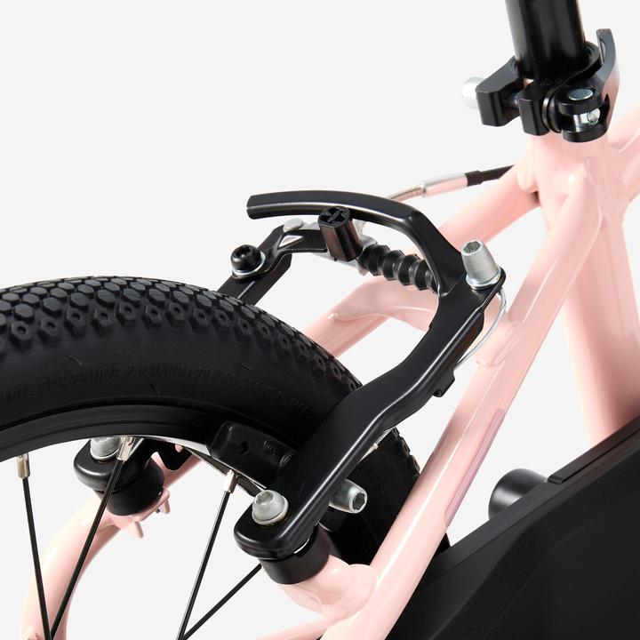 Image du produit Btwin Vélo enfant 16 pouces 4-6 ans, DISCOVER 500 rose (16")