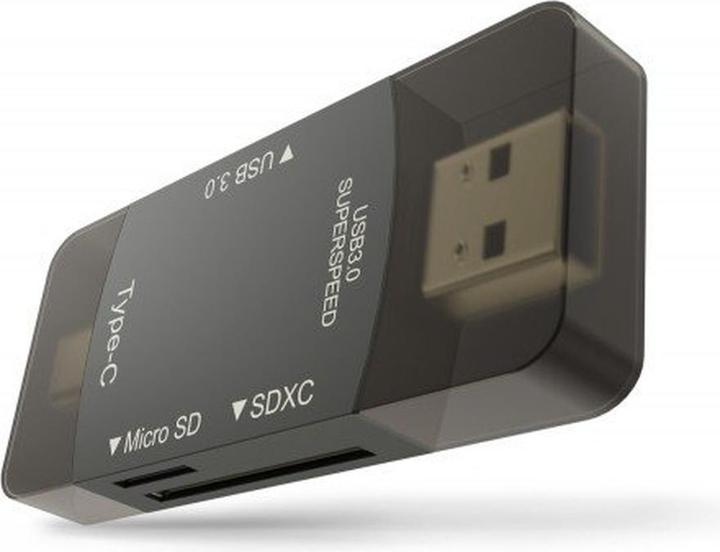 Actual product image Newell memory card reader Hub OTG 3in1 (USB, USB-C)