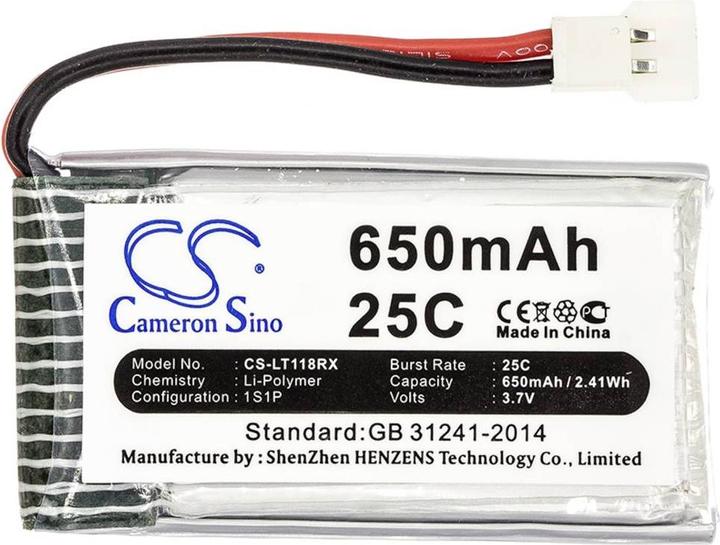 Actual product image Cameron Sino Battery for DJI Phantom 3 etc (3.70 V, 650 mAh)