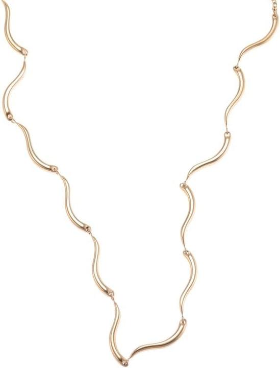 Actual product image Skagen Waves Necklace (Stainless steel IP gold, 40 cm)