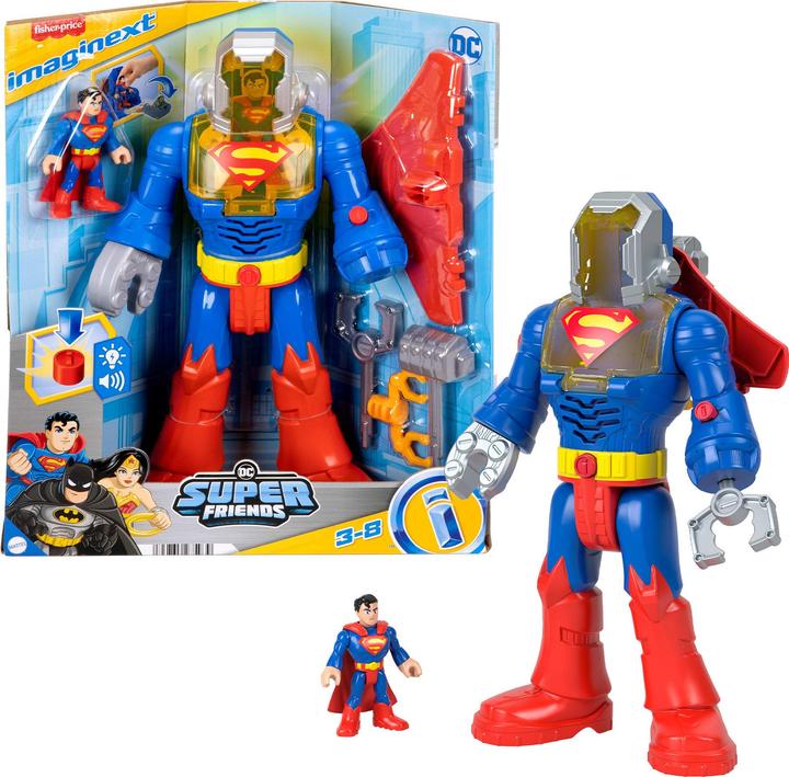 Image du produit Imaginext DC Super Friends Superman Insider en exo-costume