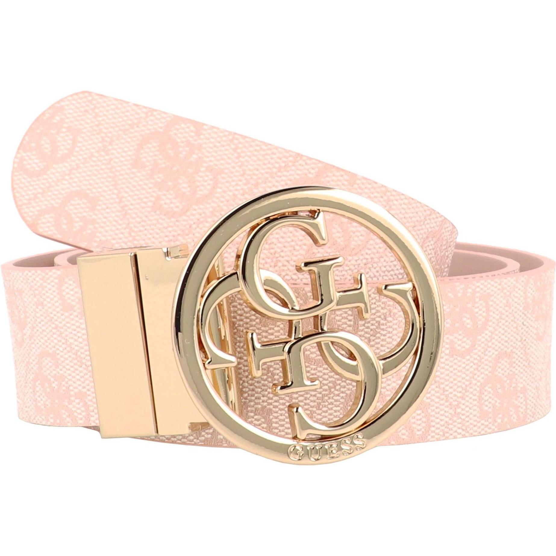 Guess, Damen, Gürtel, Noelle Wendegürtel Leder, Beige, (90)