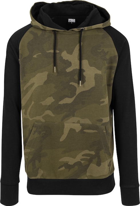 Immagine prodotto Urban Classics Felpa con cappuccio Camo Contrast Raglan (S)